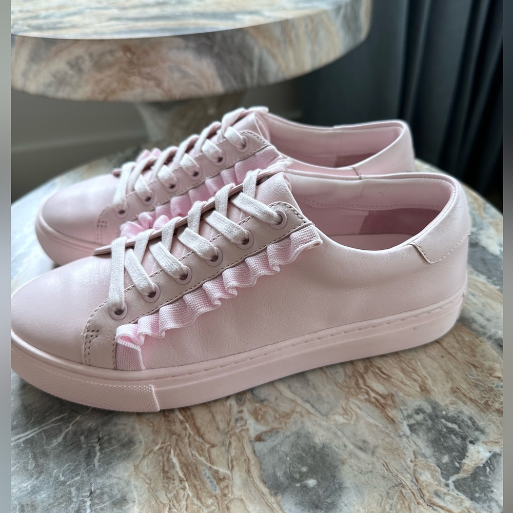 Tory Burch Sport Pink Ruffle Sneaker